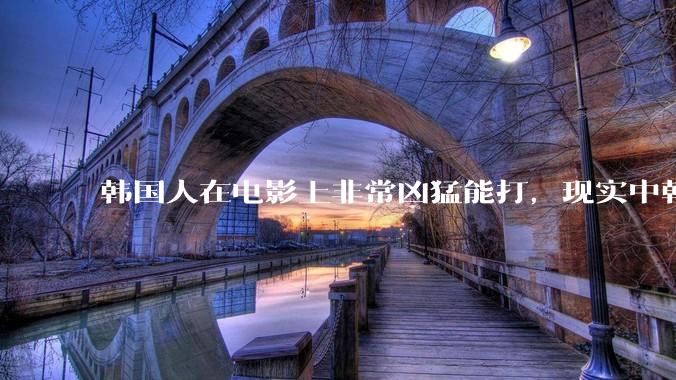 韩国人在电影上非常凶猛能打，现实中韩国男人的战力如何?